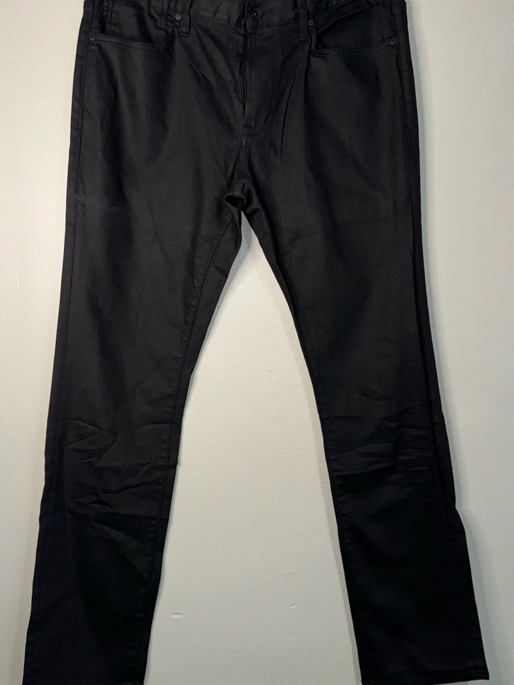 John Varvatos Black Slim Straight Jeans - Classic Men's Denim